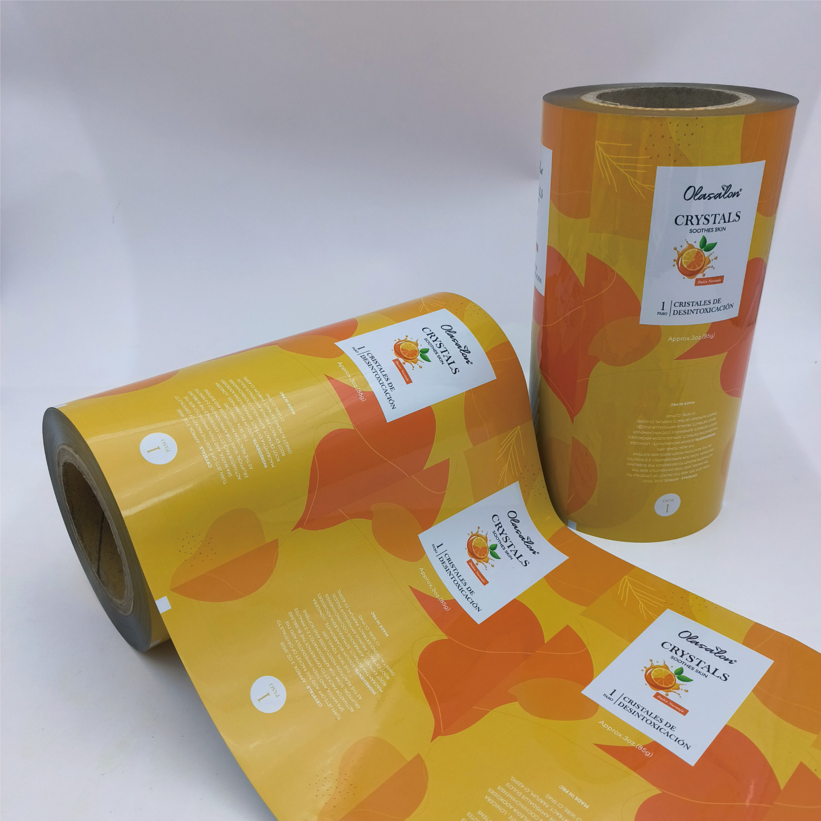 High Quality BOPP Food Grade PET PVC Plastic Films Roll Oem Packaging Rollstock Pouch Laminating Film Digital Printing Roll Film